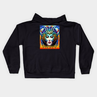 Beautiful Fierce Goddess Energy Kids Hoodie